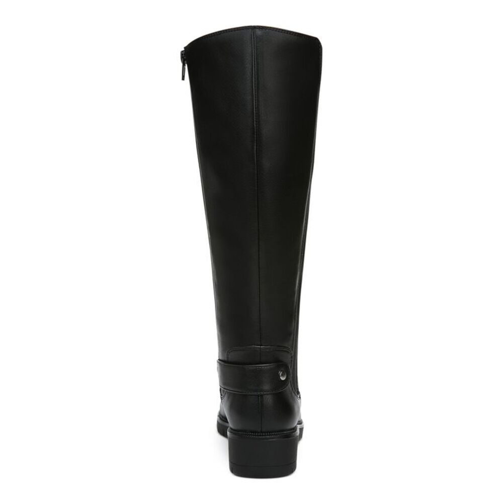 STYLE & COMPANY Womens Black Strap Gwynn Round Toe Block Heel Boots Shoes 10 M - Picture 2 of 4
